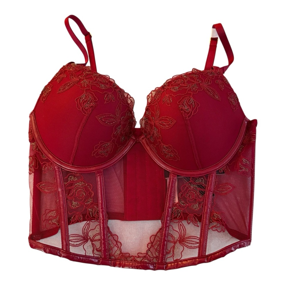NWT Victoria’s Secret Very Sexy Push Up Corset Bra Top 34C